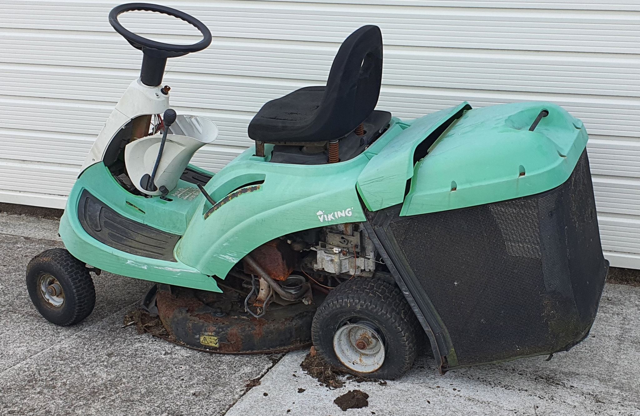 Viking ride on mower for sale sale