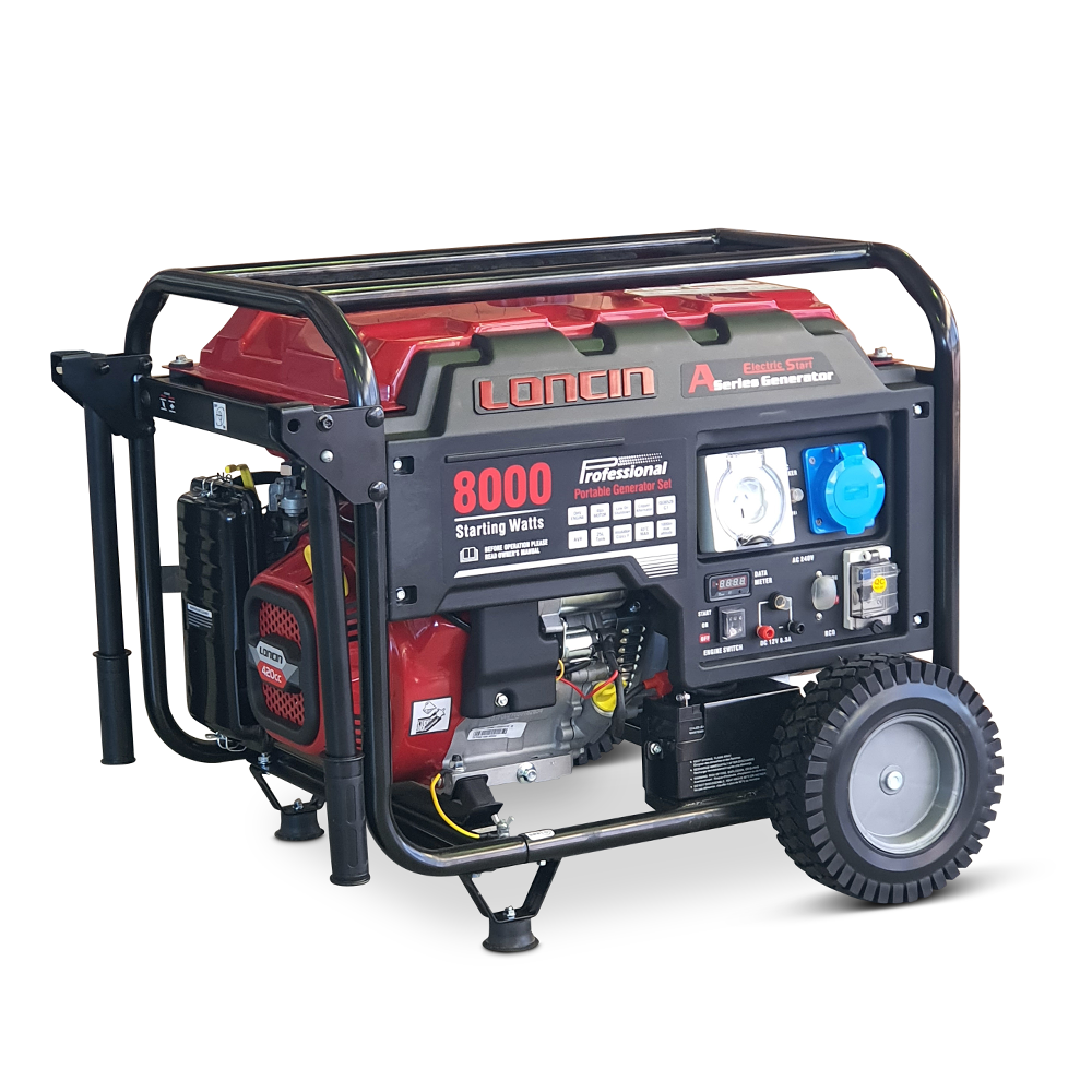 Mike's Chainsaws & Outdoor Power Loncin LC8000D-AS Generator - 8 KVA